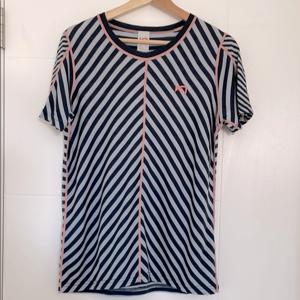 Kari Traa striped wool t-shirt - Size M